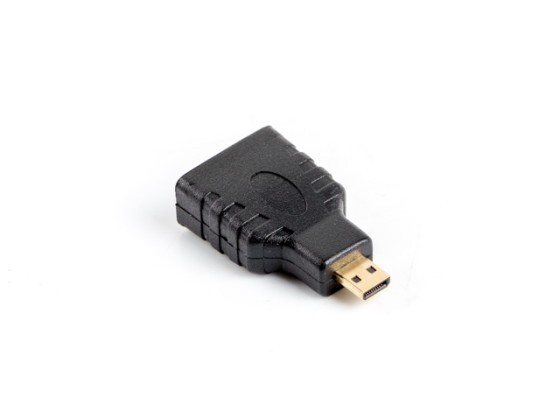 HDMI(F)-&gt;HDMI MICRO(M) ADAPTER FEKETE LANBERG
