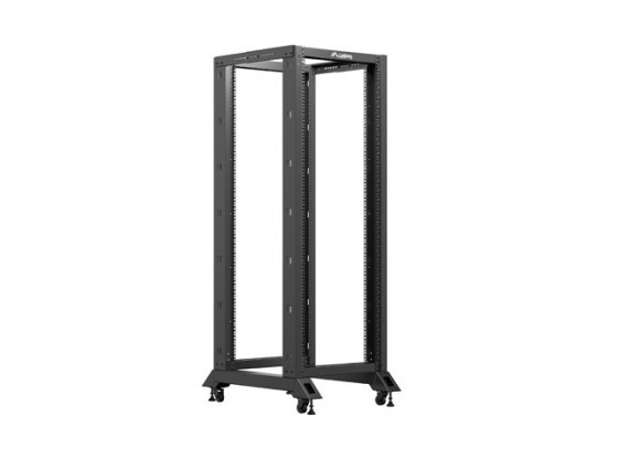 NYITOTT ÁLLVÁNY 32U 600X800 FEKETE LANBERG V2