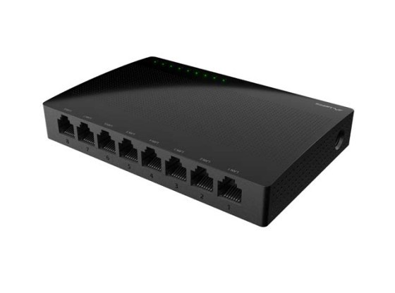 LANBERG SWITCH DSP1-1008 8X 1GB/S UNMANAGED GIGABIT ETHERNET ASZTALI 5V V2