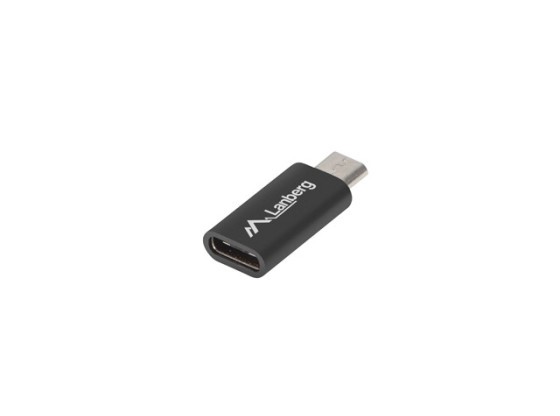USB-C(F) 2.0-&gt;USB MICRO(M) ADAPTER FEKETE LANBERG