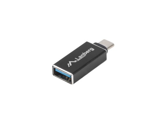 USB-C(M) 3.1-&gt;USB-A(F) ADAPTER FEKETE OTG LANBERG