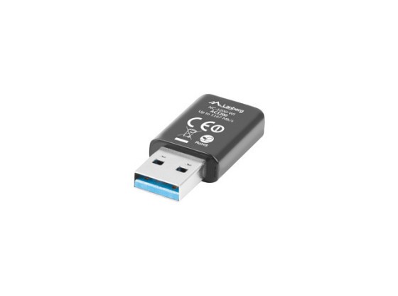 USB ADAPTER VEZETÉK NÉLKÜLI HÁLÓZATI KÁRTYA LANBERG NC-1200-WI AC1200 DUAL BAND
