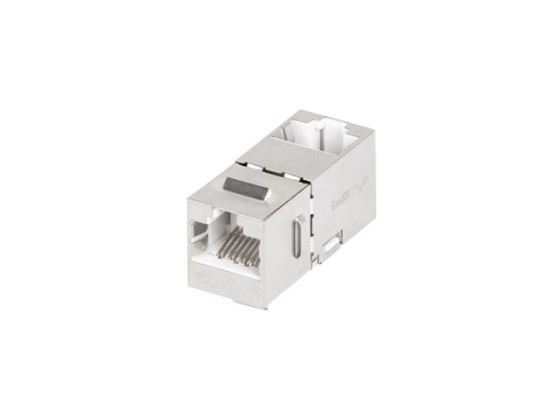 FEED-THRU KEYSTONE CSATLAKOZÓ RJ45->RJ45 CAT.6 FTP 90 LANBERG