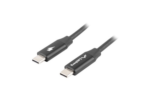 USB-C M/M 2.0 KÁBEL 1M GYORS TÖLTÉS 4.0 FEKETE LANBERG
