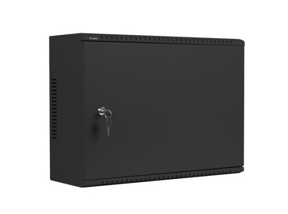 19"-OS RACKSZEKRÉNY 19" FALRA SZERELHETŐ 4U+3U/540X200 ALACSONY PROFILÚ FEKETE LANBERG (ÖSSZESZERELVE)