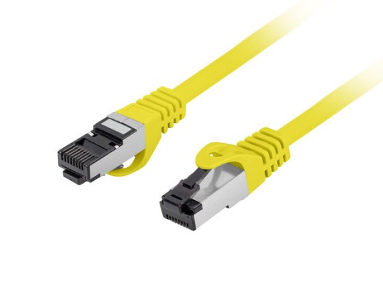 PATCHKÁBEL CAT.8.1 S/FTP LSZH CU 1.5M SÁRGA FLUKE ÁTADOTT LANBERG