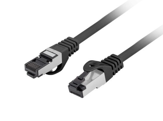 PATCHKÁBEL CAT.8.1 S/FTP LSZH CU 1M FEKETE FLUKE ÁTADOTT LANBERG
