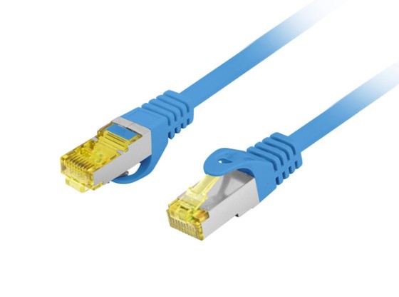 PATCHKÁBEL CAT.6A S/FTP LSZH CU 3M KÉK FLUKE PASSZOLT LANBERG