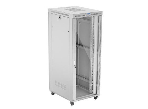 INSTALLÁCIÓS RACK 19" 42U 800X1000 SZÜRKE ÜVEGAJTÓS LCD LANBERG (FLAT PACK) V2