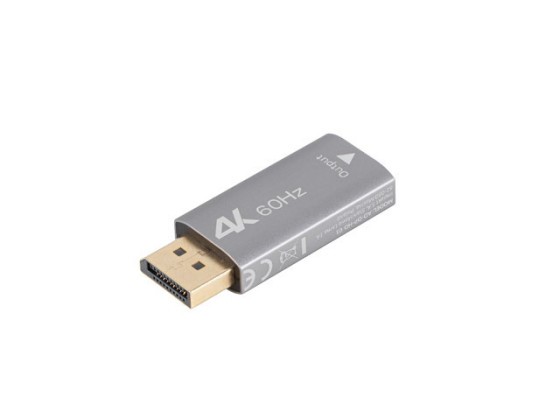 DISPLAYPORT(M)->HDMI(F) ADAPTER 4K SILVER LANBERG