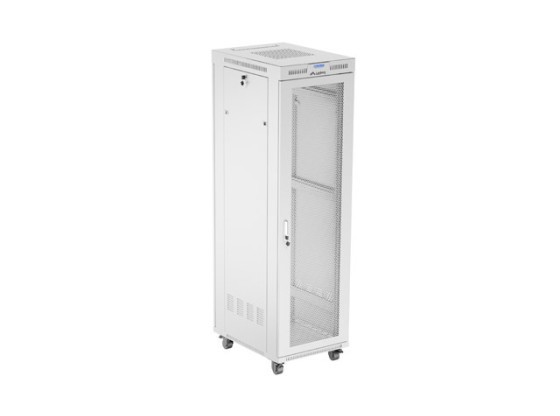 RACKBE SZERELHETŐ INSTALLÁCIÓS SZEKRÉNY 19" 42U 600X800 SZÜRKE LCD PERFORÁLT AJTÓ LANBERG (FLAT PACK)