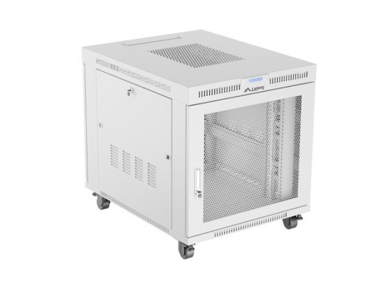 19" 15U 800X1000 SZÜRKE LCD PERFORÁLT AJTÓ LANBERG (LAPOS CSOMAGOLÁS)