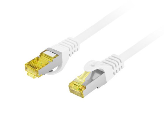 PATCHKÁBEL CAT.6A S/FTP LSZH CU 3M FEHÉR FLUKE ÁTADOTT LANBERG