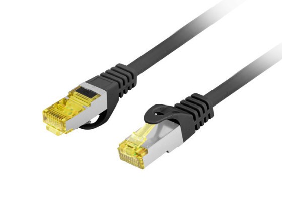 PATCHKÁBEL CAT.6A S/FTP LSZH CU 20M FEKETE FLUKE PASSZOLT LANBERG