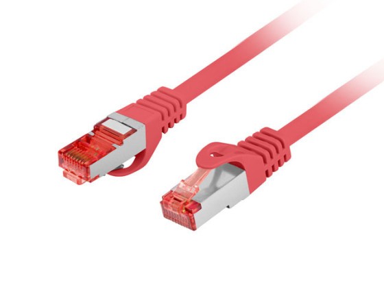 PATCHKÁBEL KAT.6 S/FTP LSZH CU 0.25M PIROS FLUKE PASSZOLT LANBERG