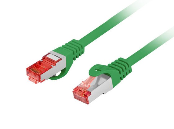 PATCHKÁBEL CAT.6 S/FTP LSZH CU 15M ZÖLD FLUKE ÁTADOTT LANBERG