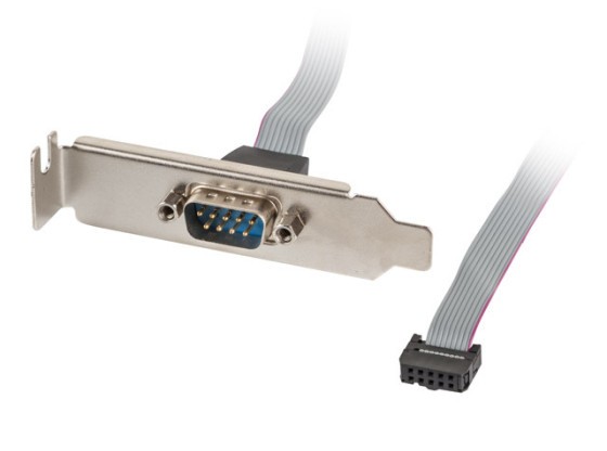 LANBERG 1X DB9(COM) 40CM ALACSONY PROFILÚ TÁLCA ALJZAT