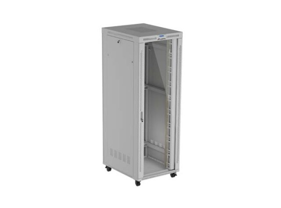 19" 47U 800X1000 SZÜRKE ÜVEGAJTÓ LCD LANBERG (FLAT PACK) V2