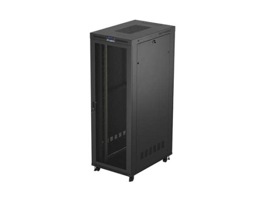 INSTALLÁCIÓS RACK 19" 47U 800X1200 FEKETE LCD PERFORÁLT AJTÓ LANBERG (FLAT PACK) V2