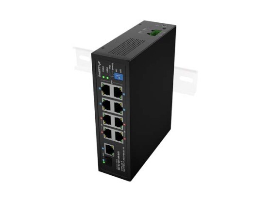 LANBERG ILFE-8P-1GE-1S-120 KÖNNYŰ IPARI POE 4XBT 4XAT SFP+ETH DIN FAST ETHERNET KAPCSOLÓ