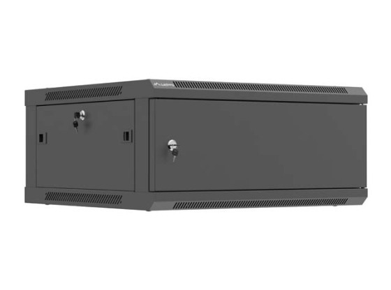 19" 4U 600X600 FEKETE FÉM AJTÓ LANBERG (LAPOS CSOMAGOLÁSBAN)