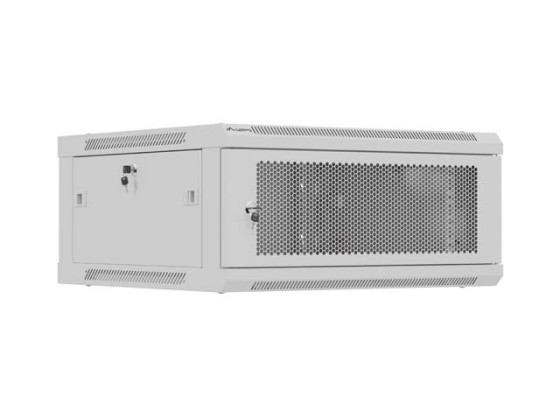 19" 4U 600X600 SZÜRKE PERFORÁLT AJTÓ LANBERG (LAPOS CSOMAGOLÁS)