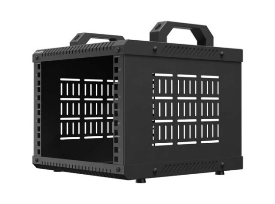 NYITOTT SZEKRÉNY 10" 4U 280X300 FEKETE LANBERG