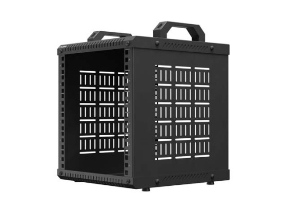 NYITOTT SZEKRÉNY 10" 6U 280X300 FEKETE LANBERG