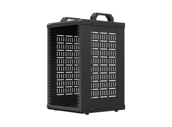 NYITOTT SZEKRÉNY 10" 9U 280X300 FEKETE LANBERG