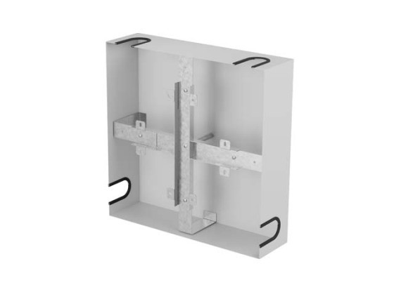 KÁBELTARTÓ KERET 400X400 SZÜRKE LANBERG