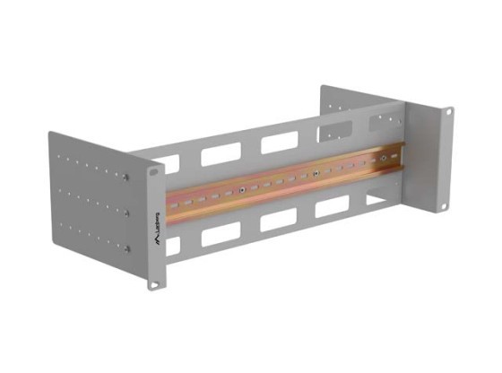 DIN TS-35 19" 3U szürke LANBERG rögzítő sín