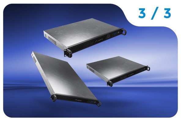1U RACK szerverházak